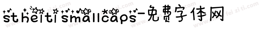 st heiti smallcaps字体转换